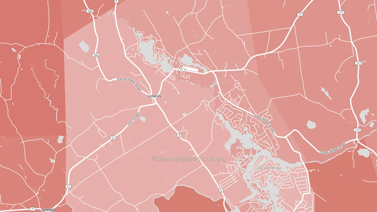 04048, ME block-group political-lean map
