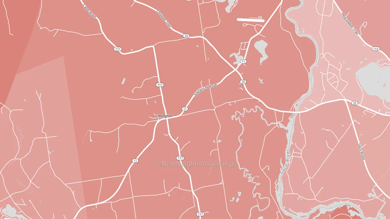 04049, ME block-group political-lean map