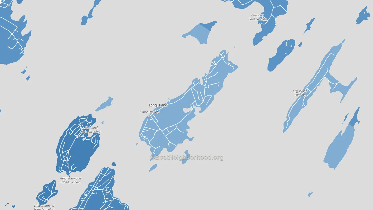 04050, ME block-group political-lean map