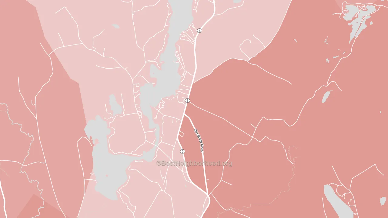 04051, ME block-group political-lean map