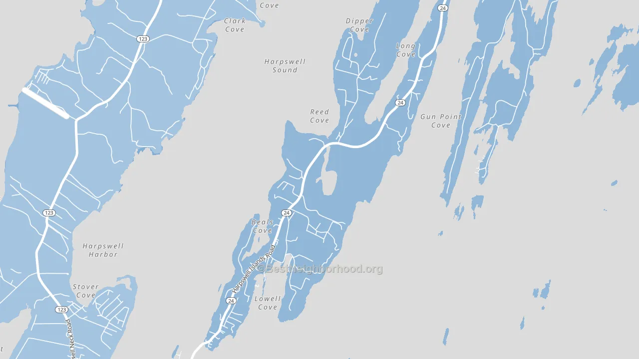 04066, ME block-group political-lean map