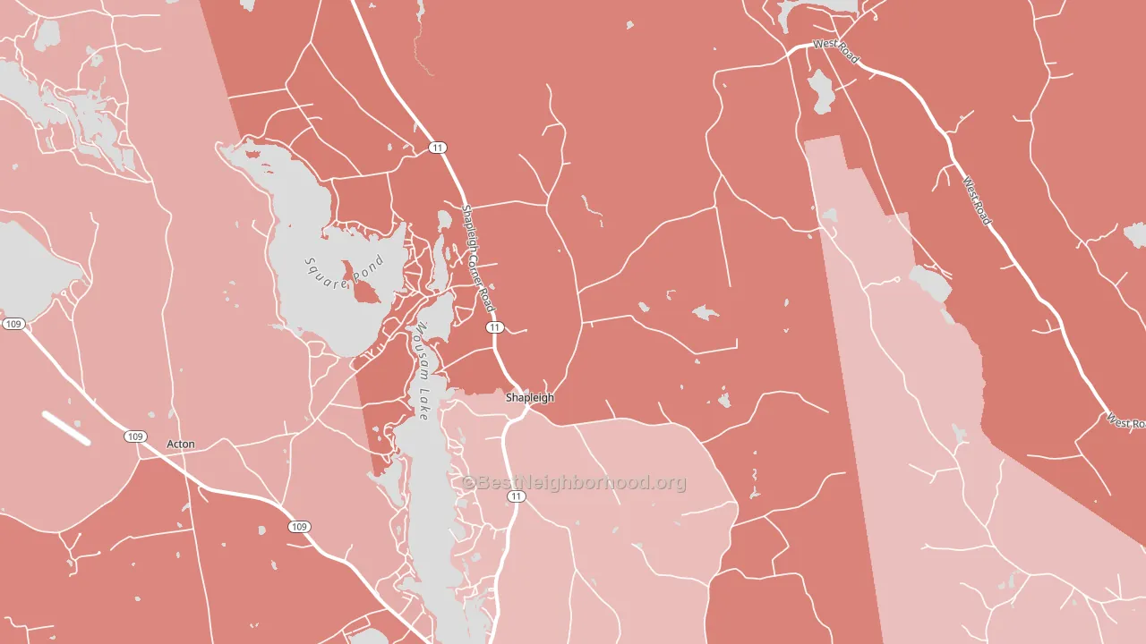 04076, ME block-group political-lean map