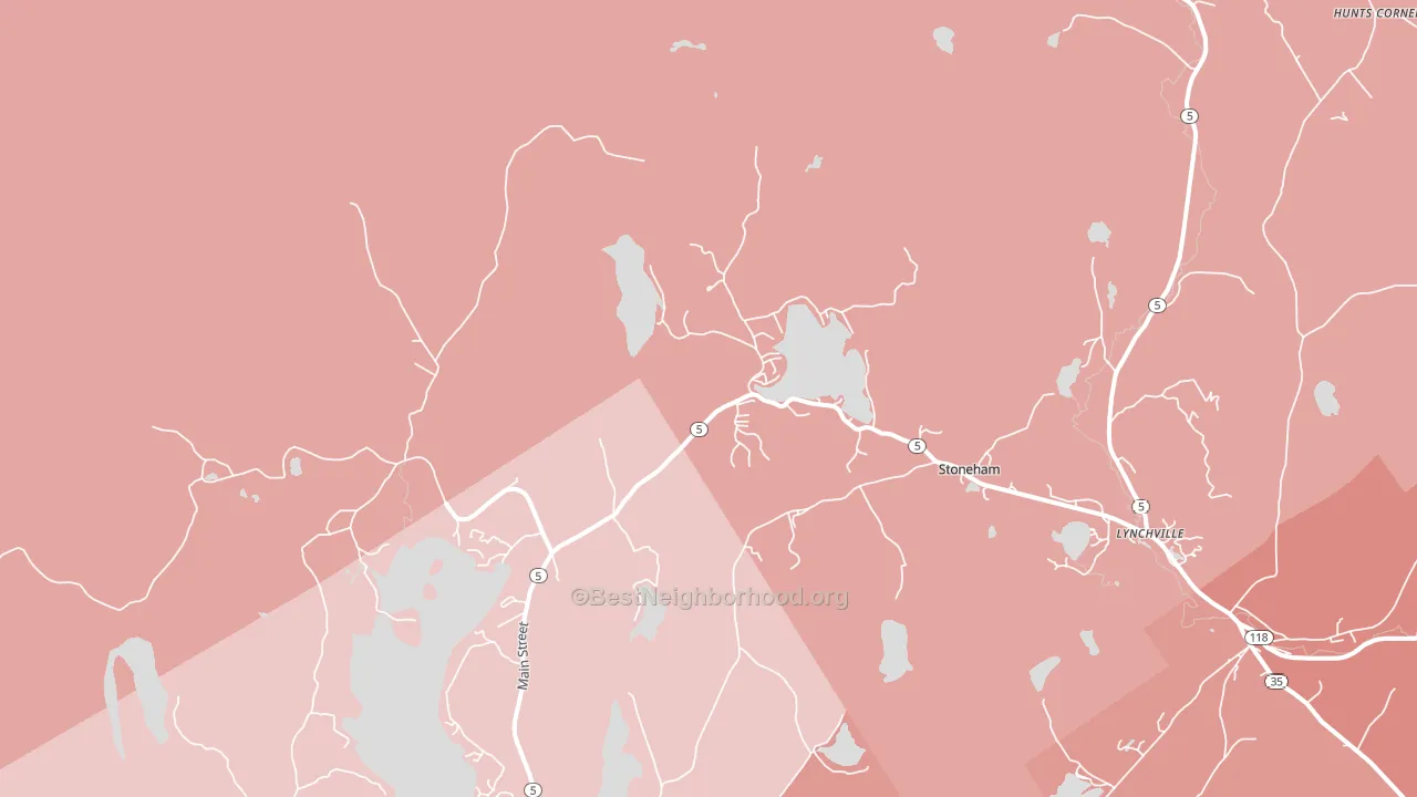 04231, ME block-group political-lean map