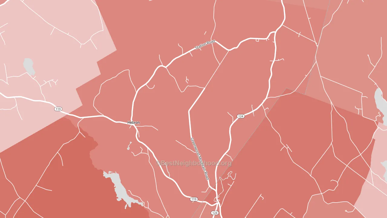 04238, ME block-group political-lean map