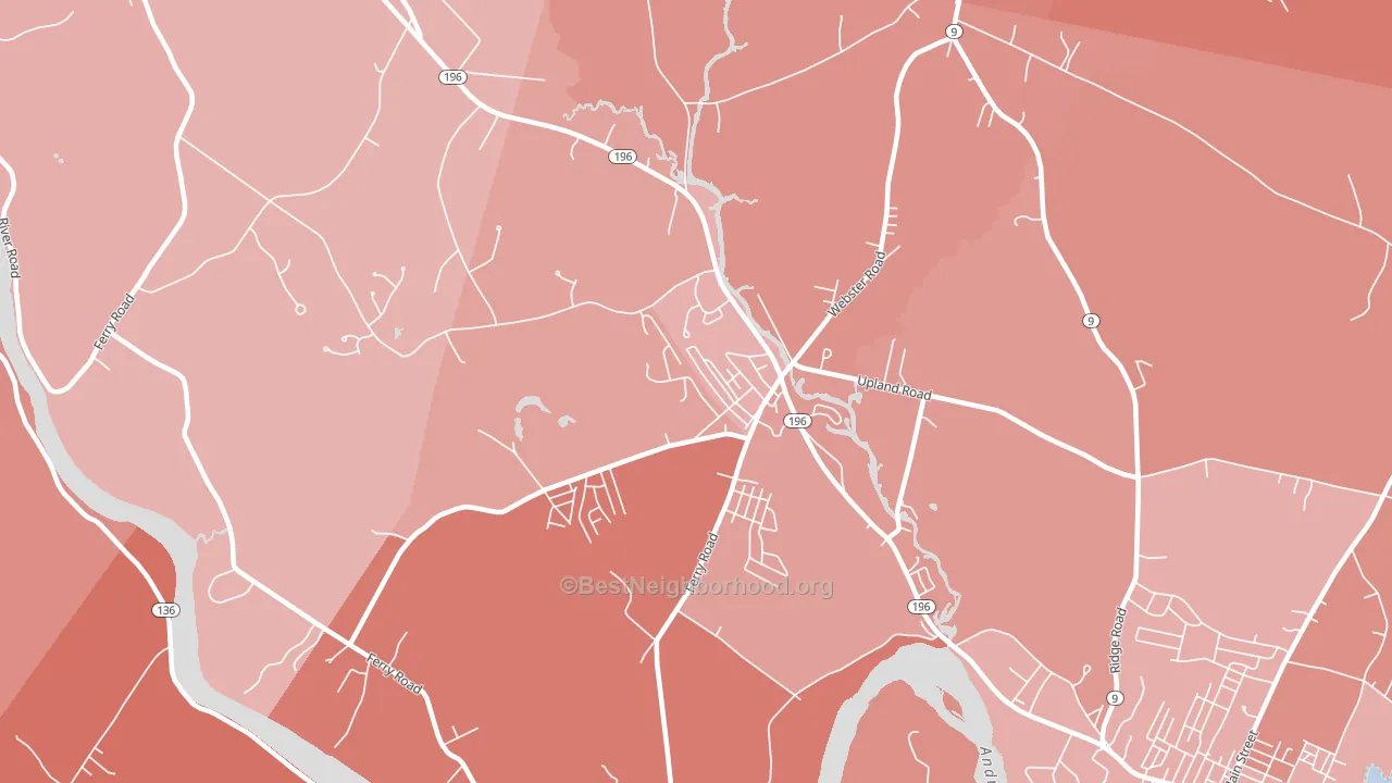 04250, ME block-group political-lean map