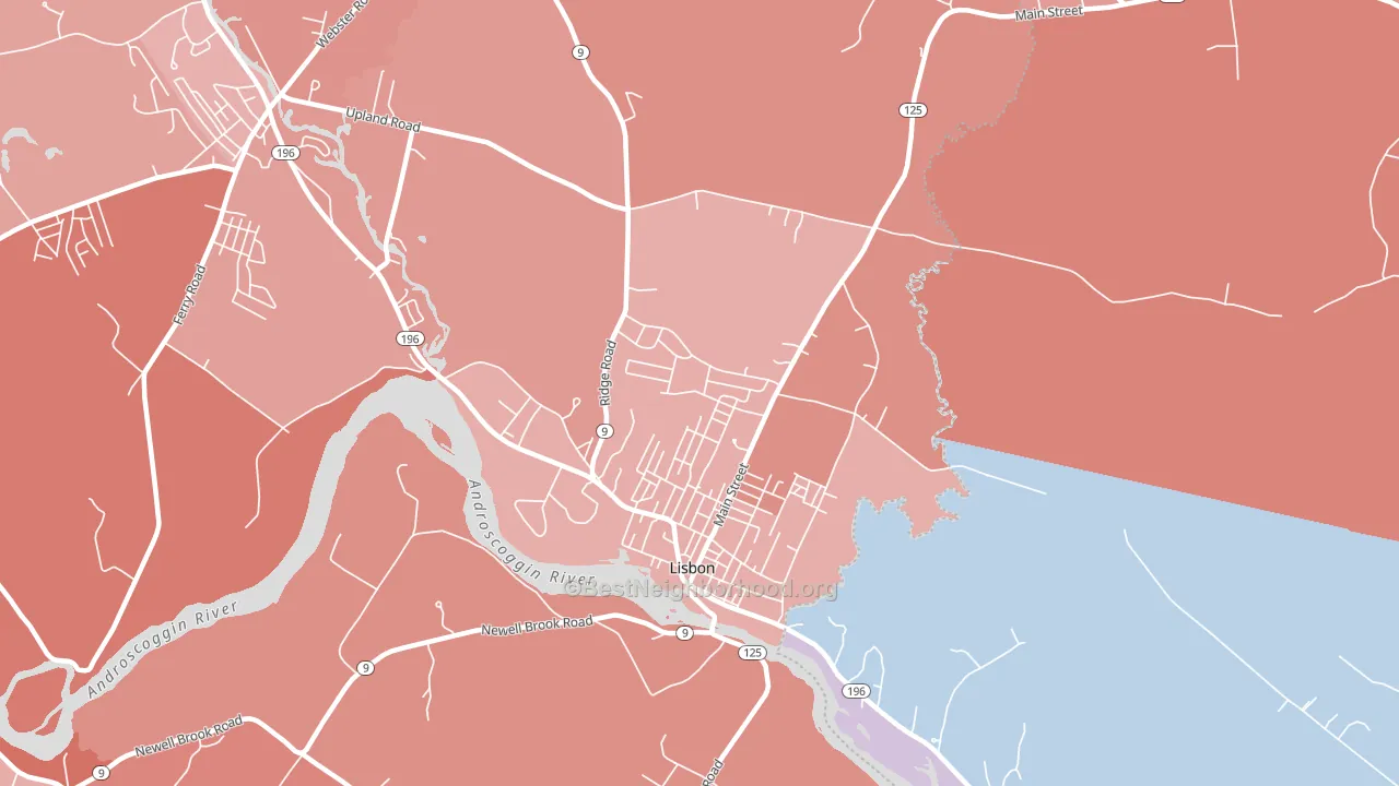 04252, ME block-group political-lean map