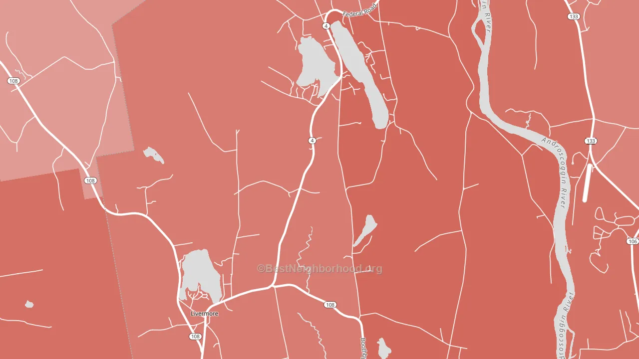 04253, ME block-group political-lean map