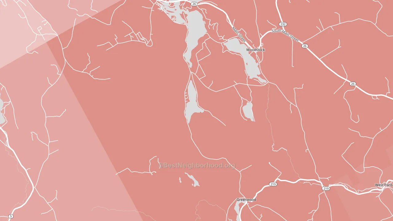 04255, ME block-group political-lean map
