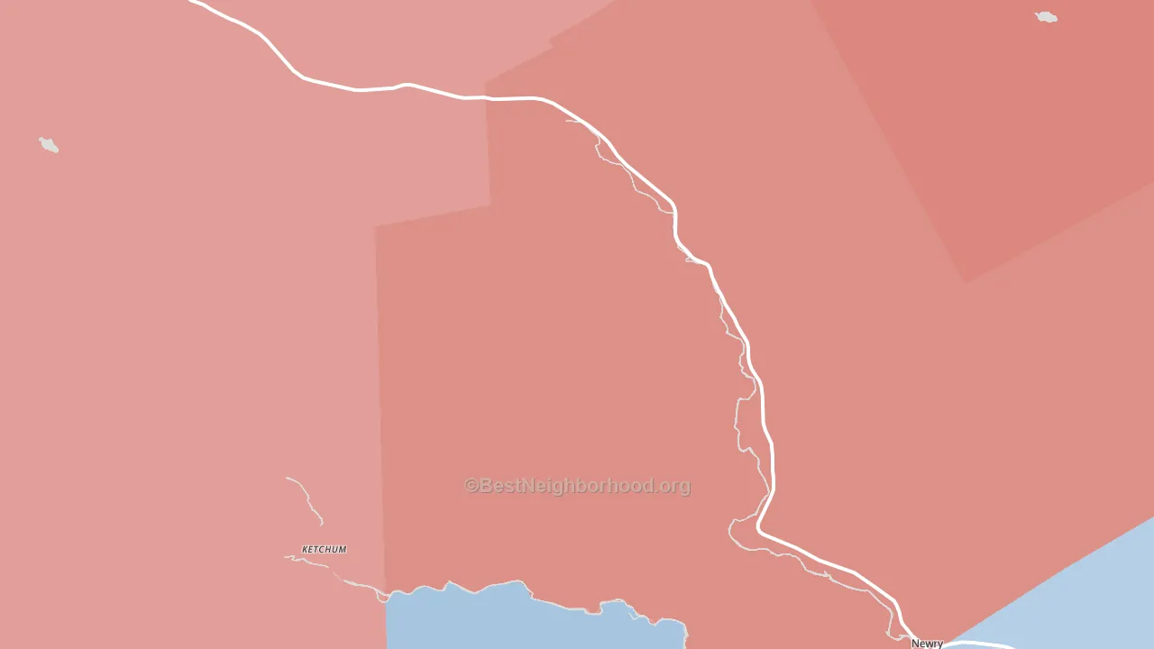 04261, ME block-group political-lean map