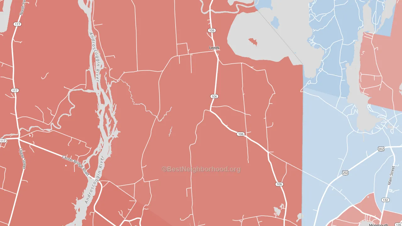 04263, ME block-group political-lean map