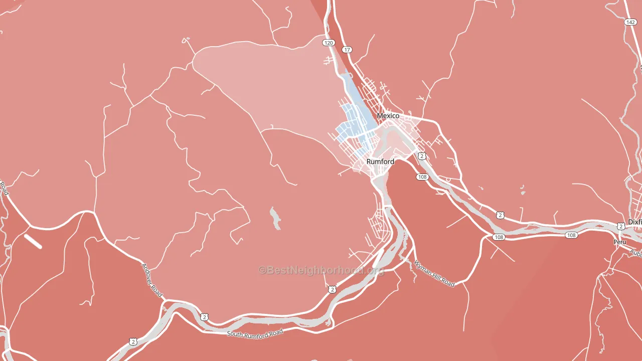 04276, ME block-group political-lean map