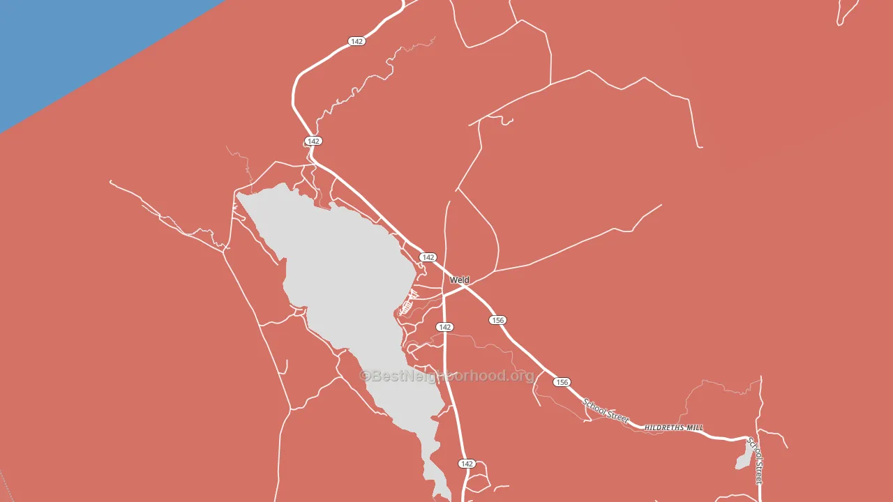 04285, ME block-group political-lean map