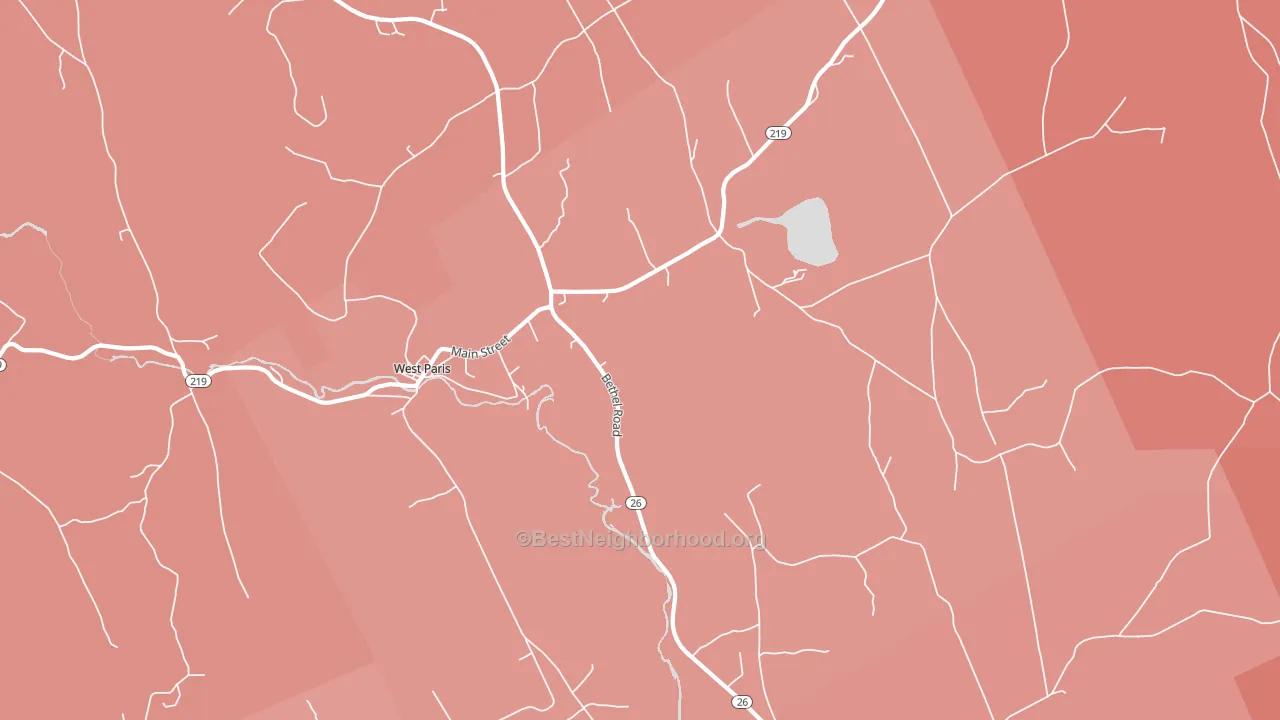 04289, ME block-group political-lean map