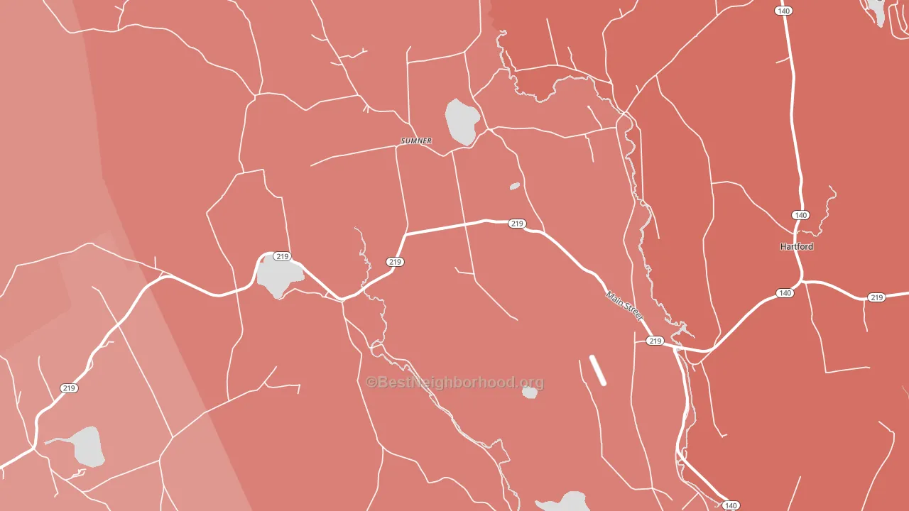04292, ME block-group political-lean map