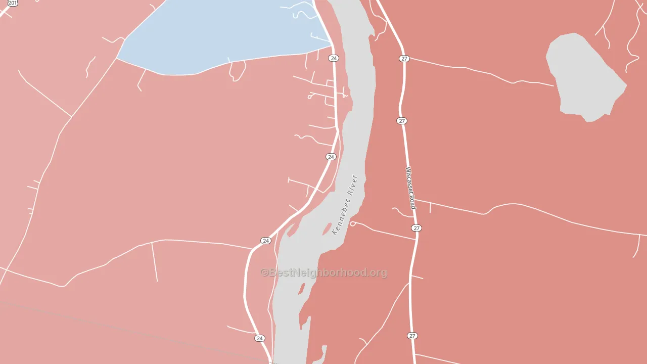 04359, ME block-group political-lean map