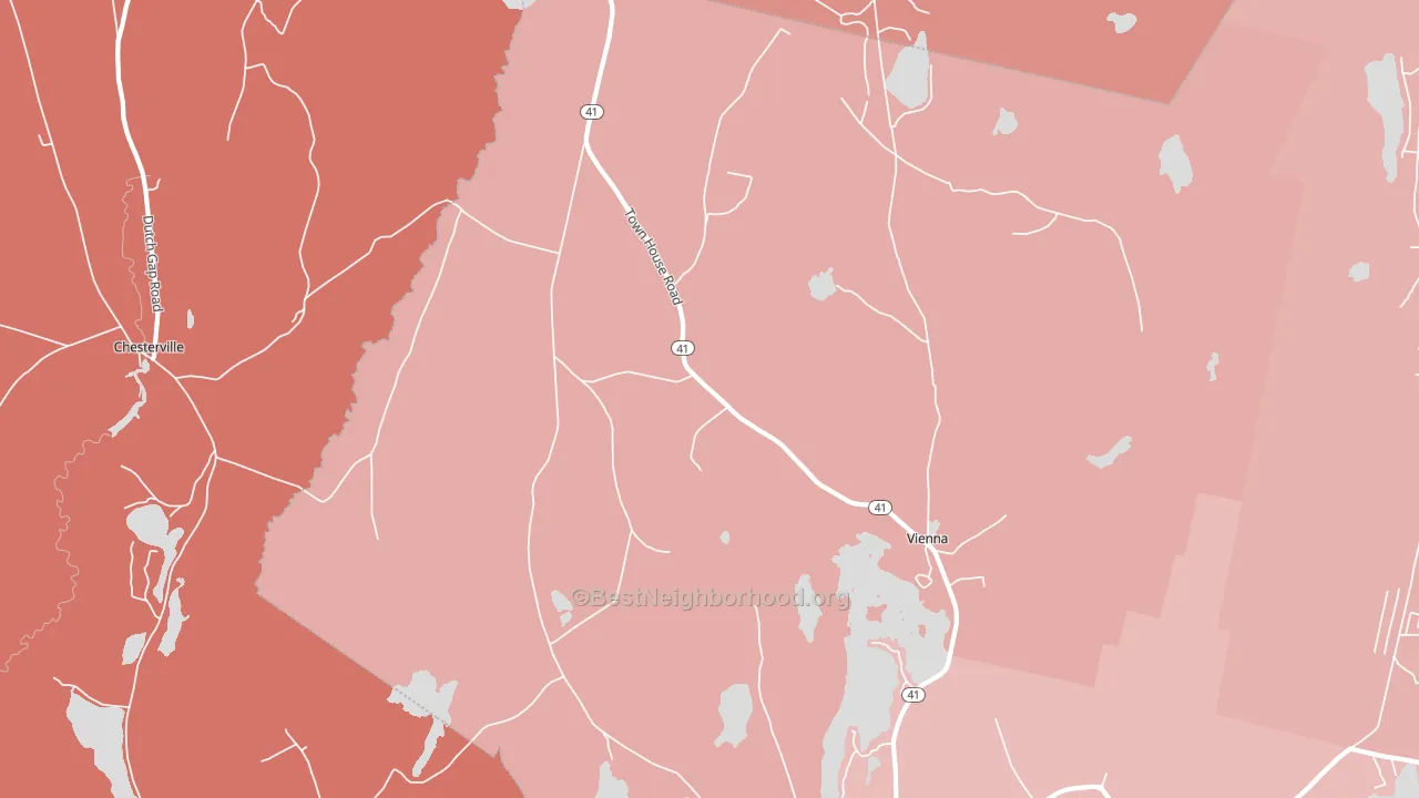 04360, ME block-group political-lean map
