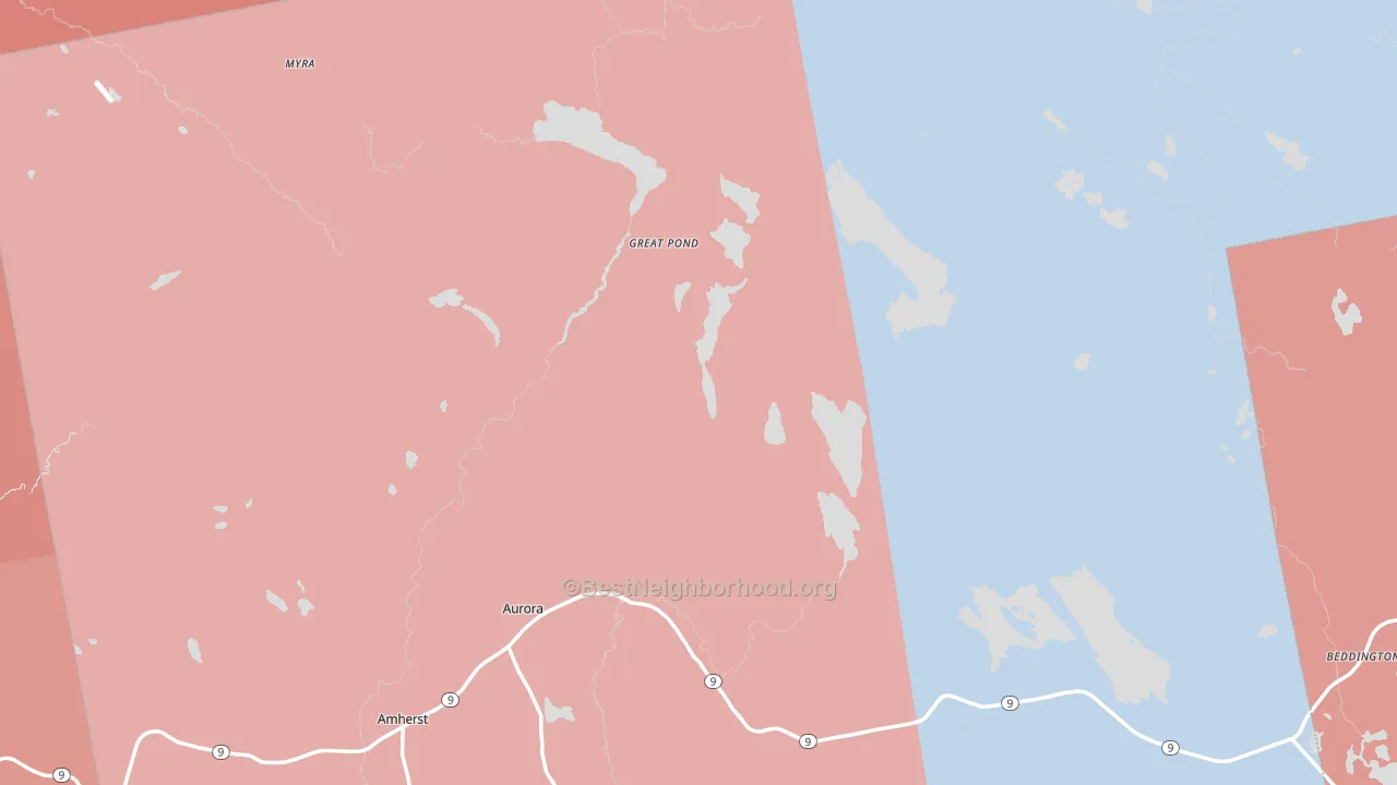 04408, ME block-group political-lean map