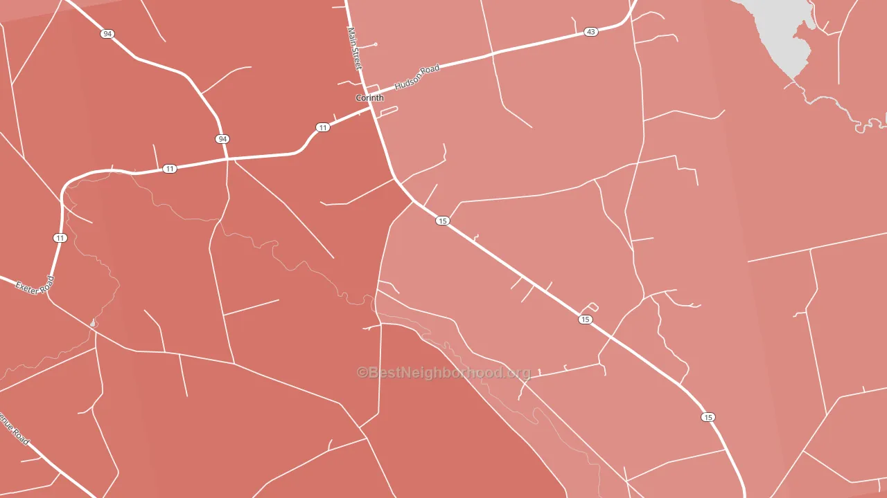 04427, ME block-group political-lean map