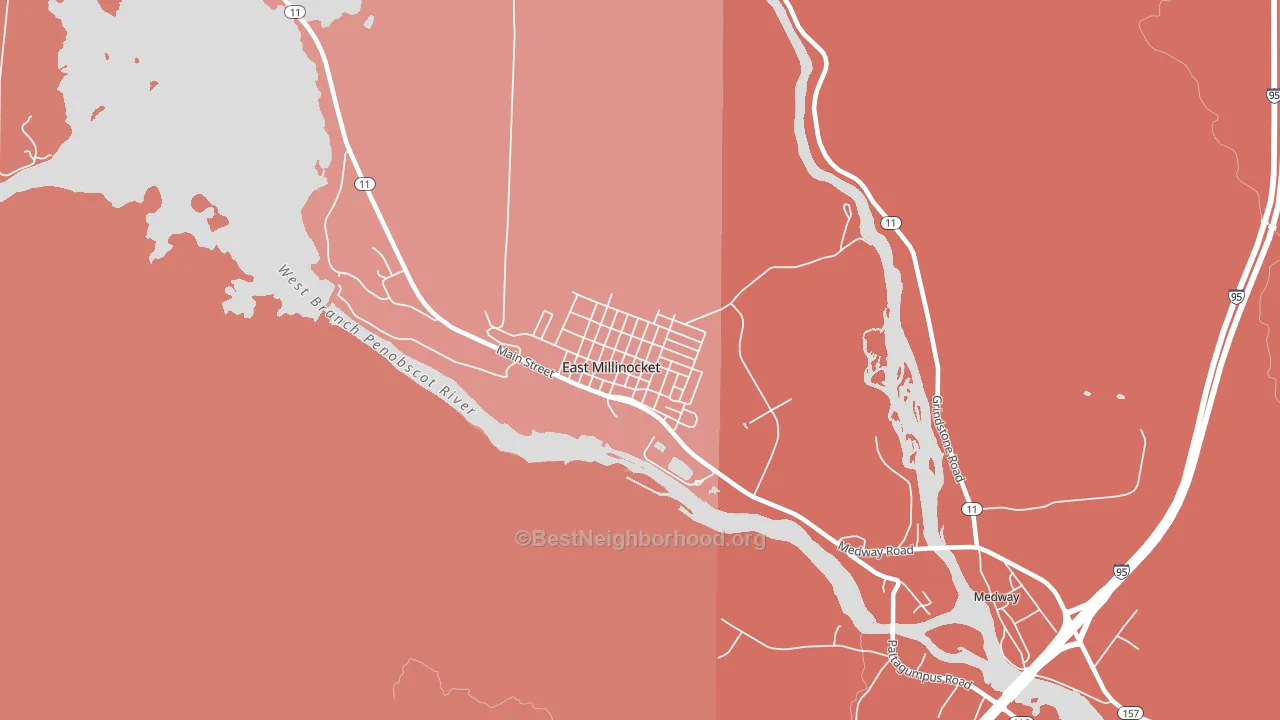 04430, ME block-group political-lean map