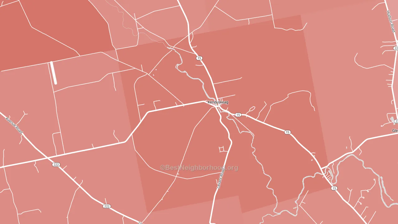 04450, ME block-group political-lean map