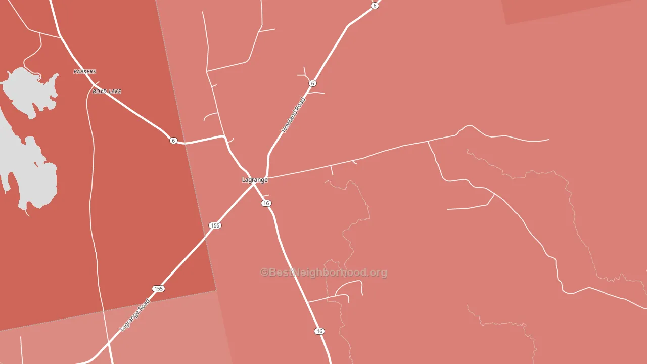 04453, ME block-group political-lean map