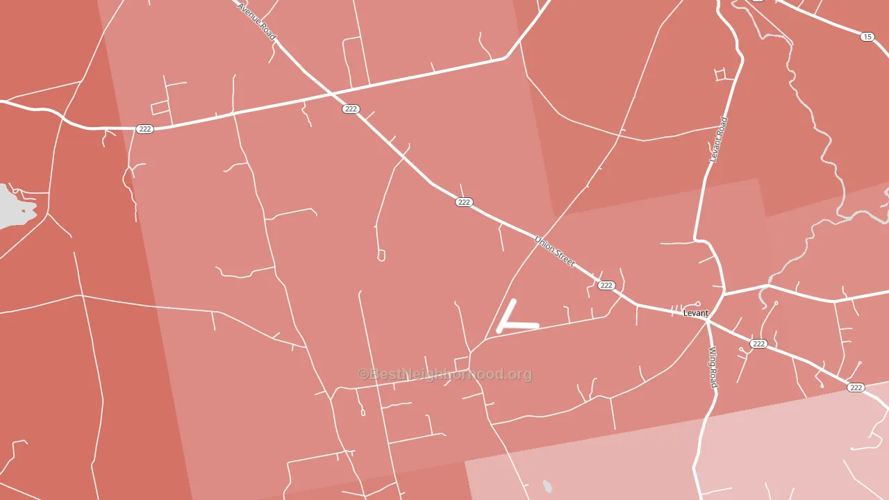 04456, ME block-group political-lean map