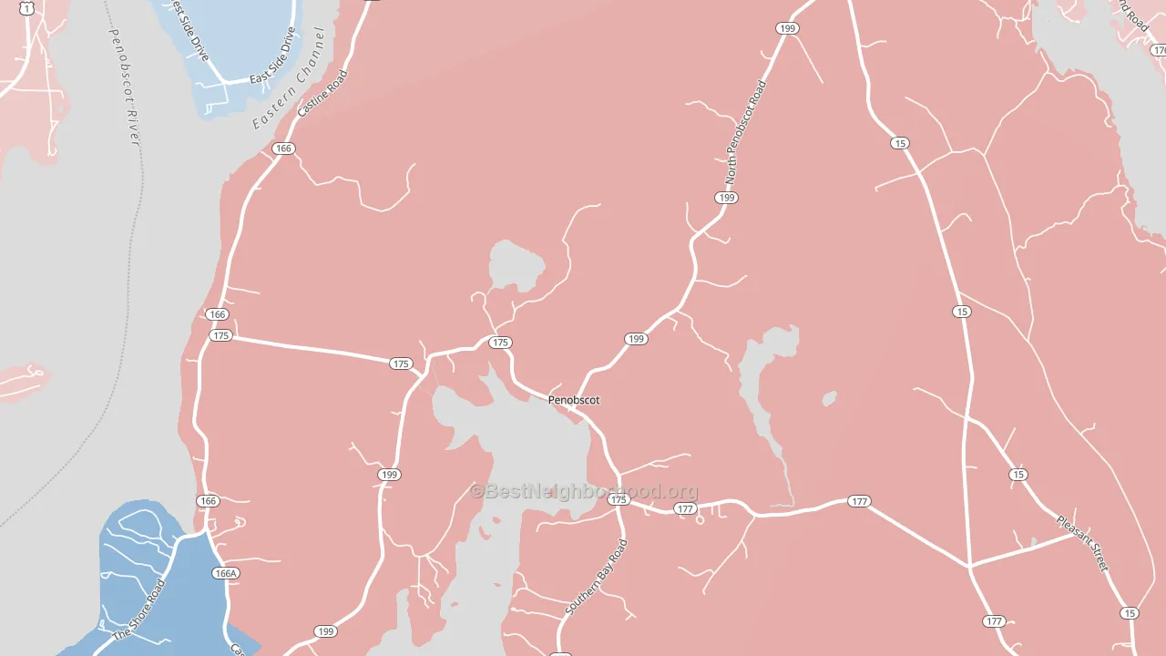 04476, ME block-group political-lean map