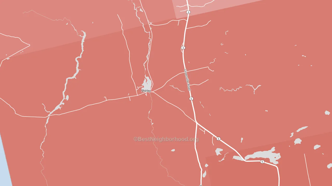 04485, ME block-group political-lean map
