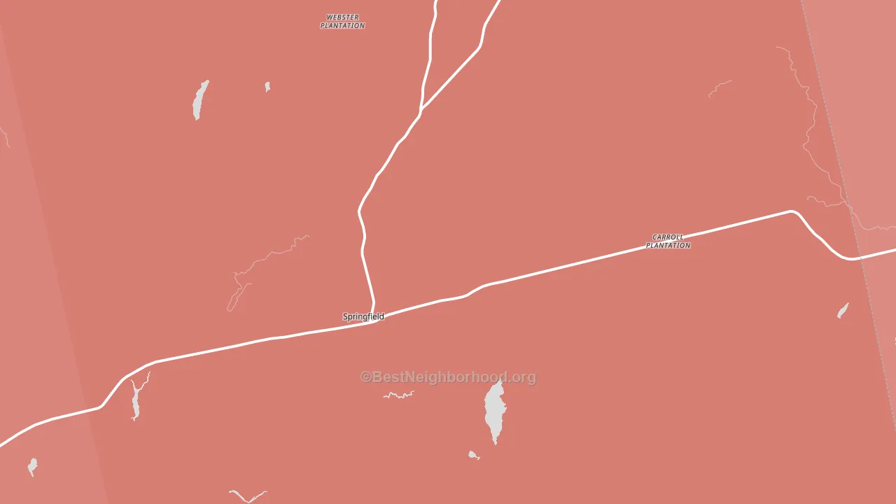 04487, ME block-group political-lean map