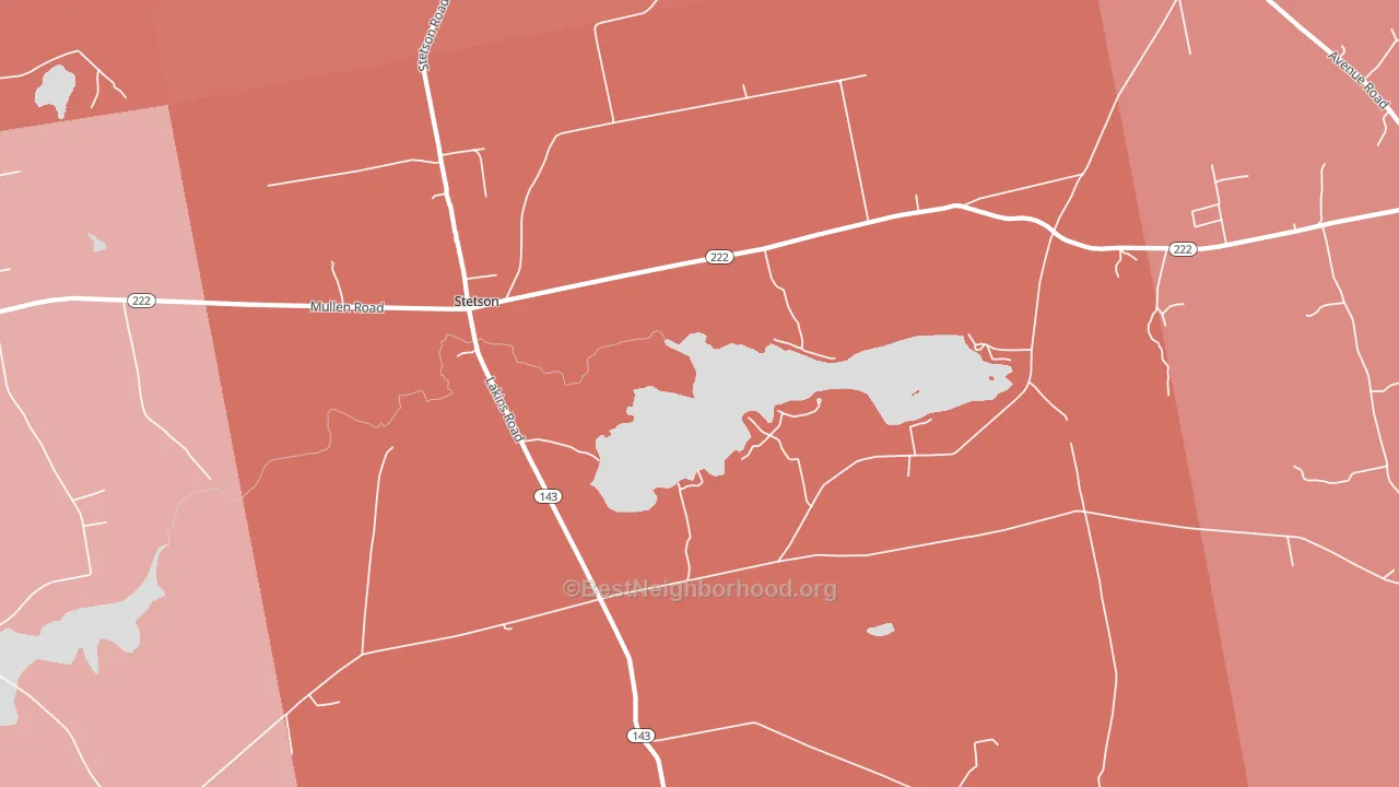 04488, ME block-group political-lean map