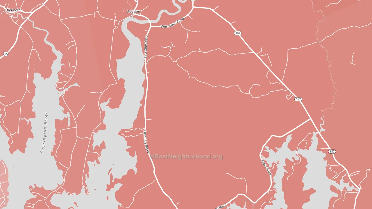 04606, ME block-group political-lean map