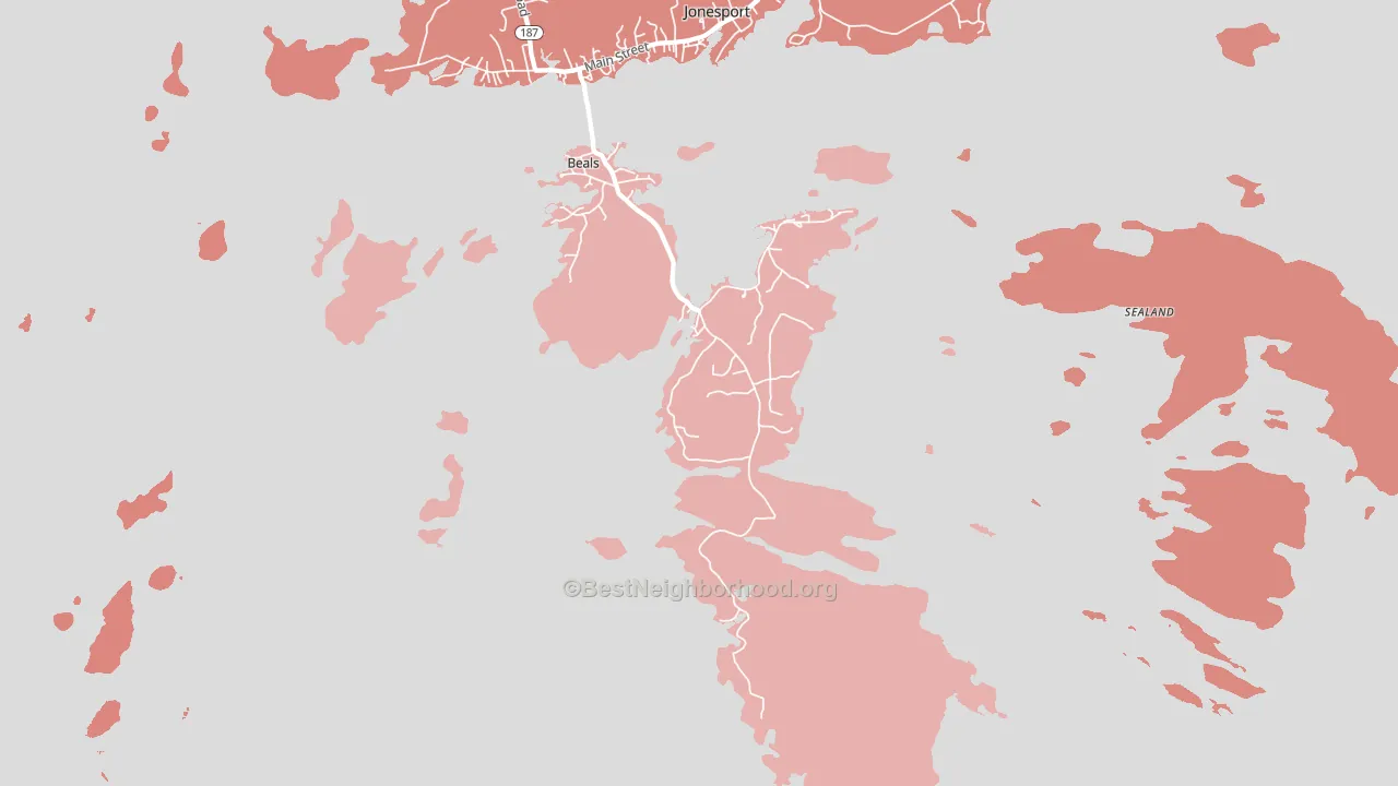 04611, ME block-group political-lean map