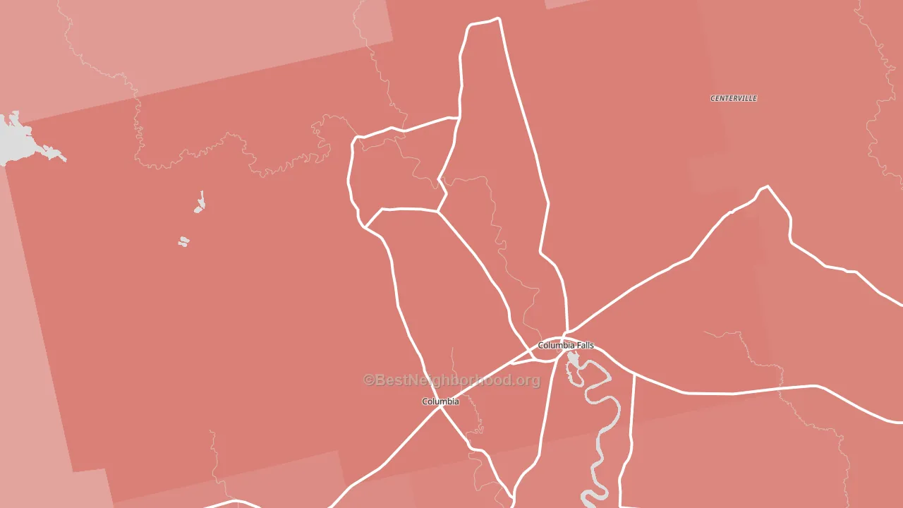 04623, ME block-group political-lean map