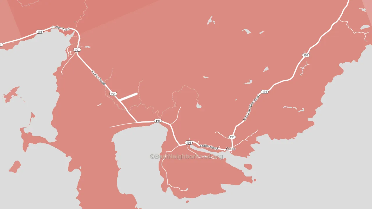 04626, ME block-group political-lean map