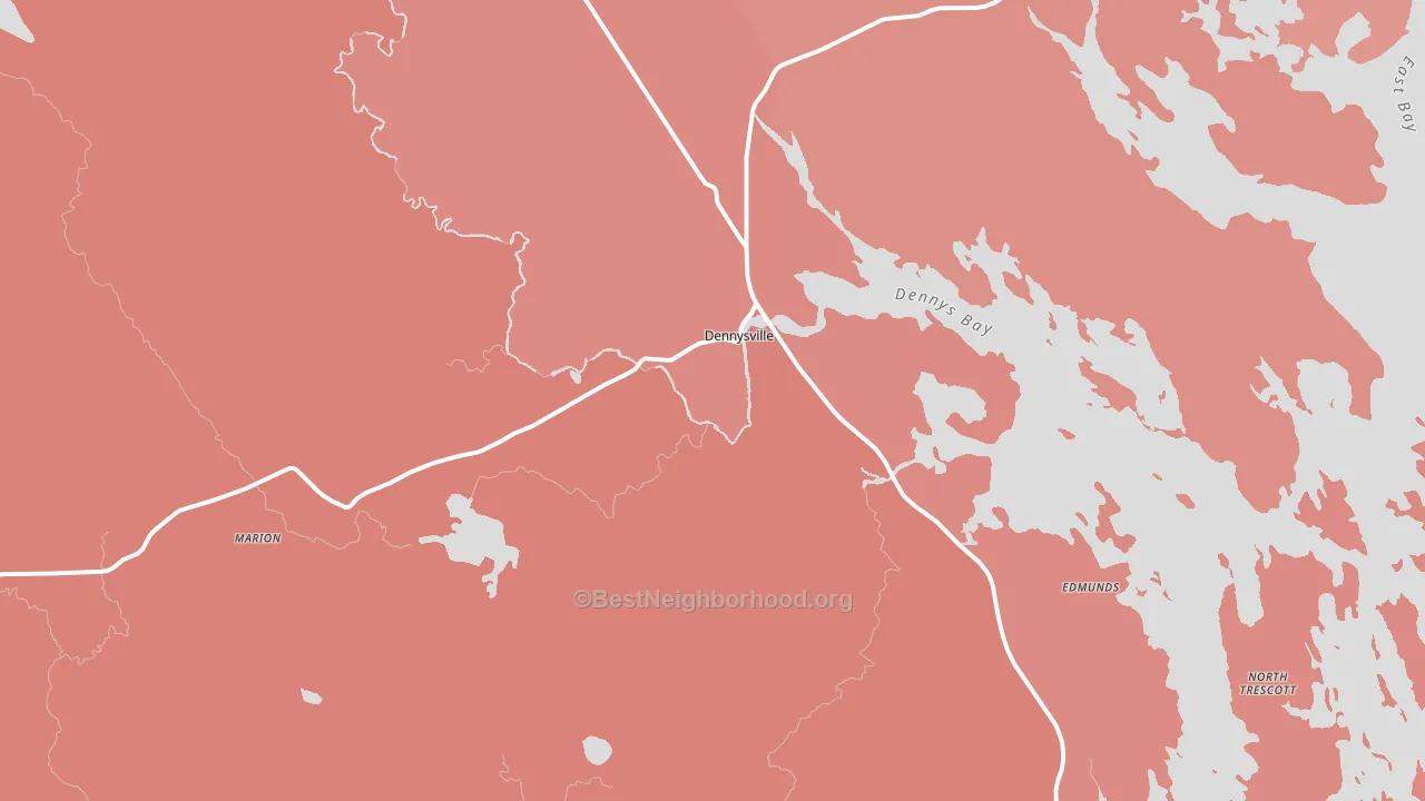 04628, ME block-group political-lean map