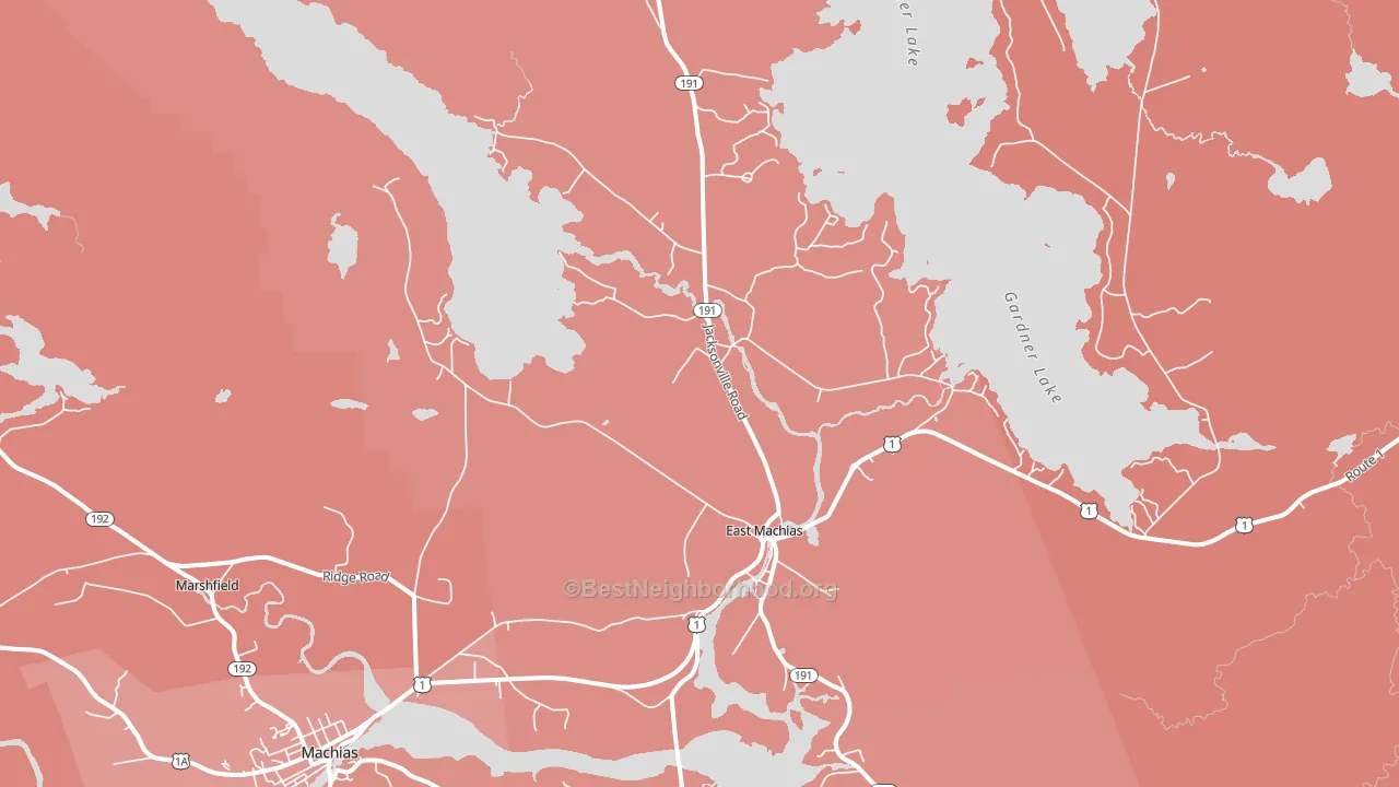 04630, ME block-group political-lean map