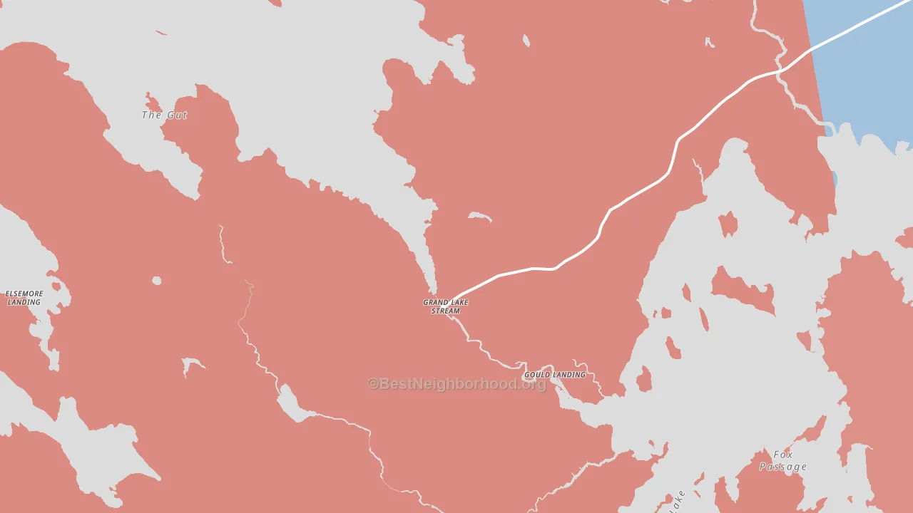 04637, ME block-group political-lean map