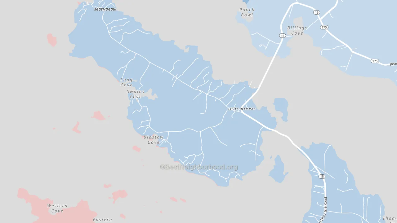 04650, ME block-group political-lean map