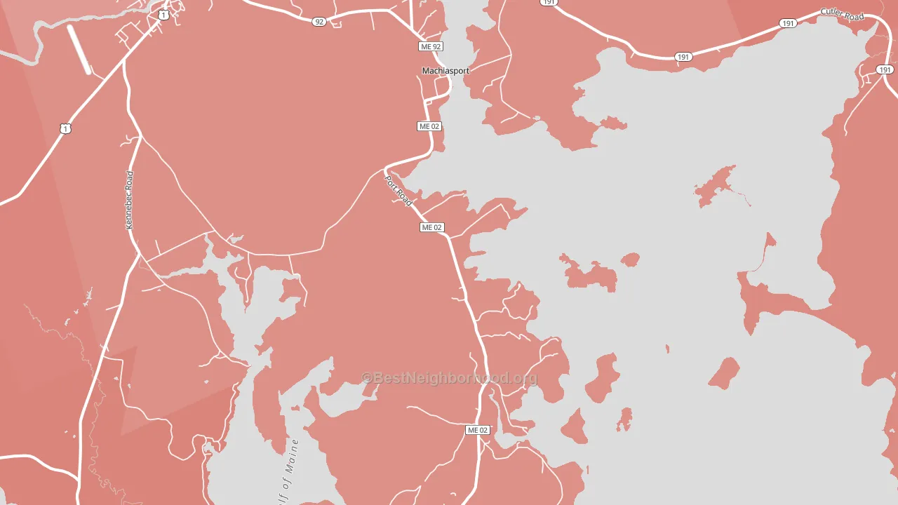 04655, ME block-group political-lean map