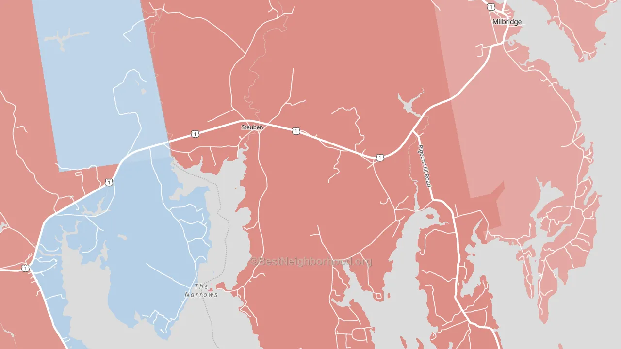 04680, ME block-group political-lean map