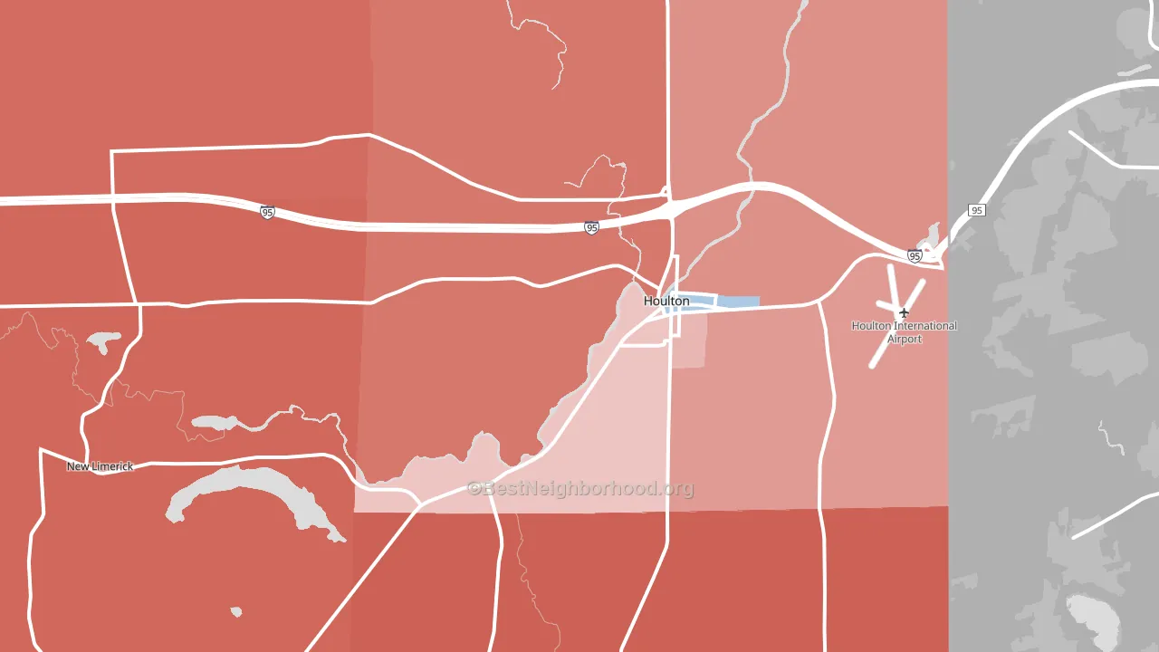 04730, ME block-group political-lean map