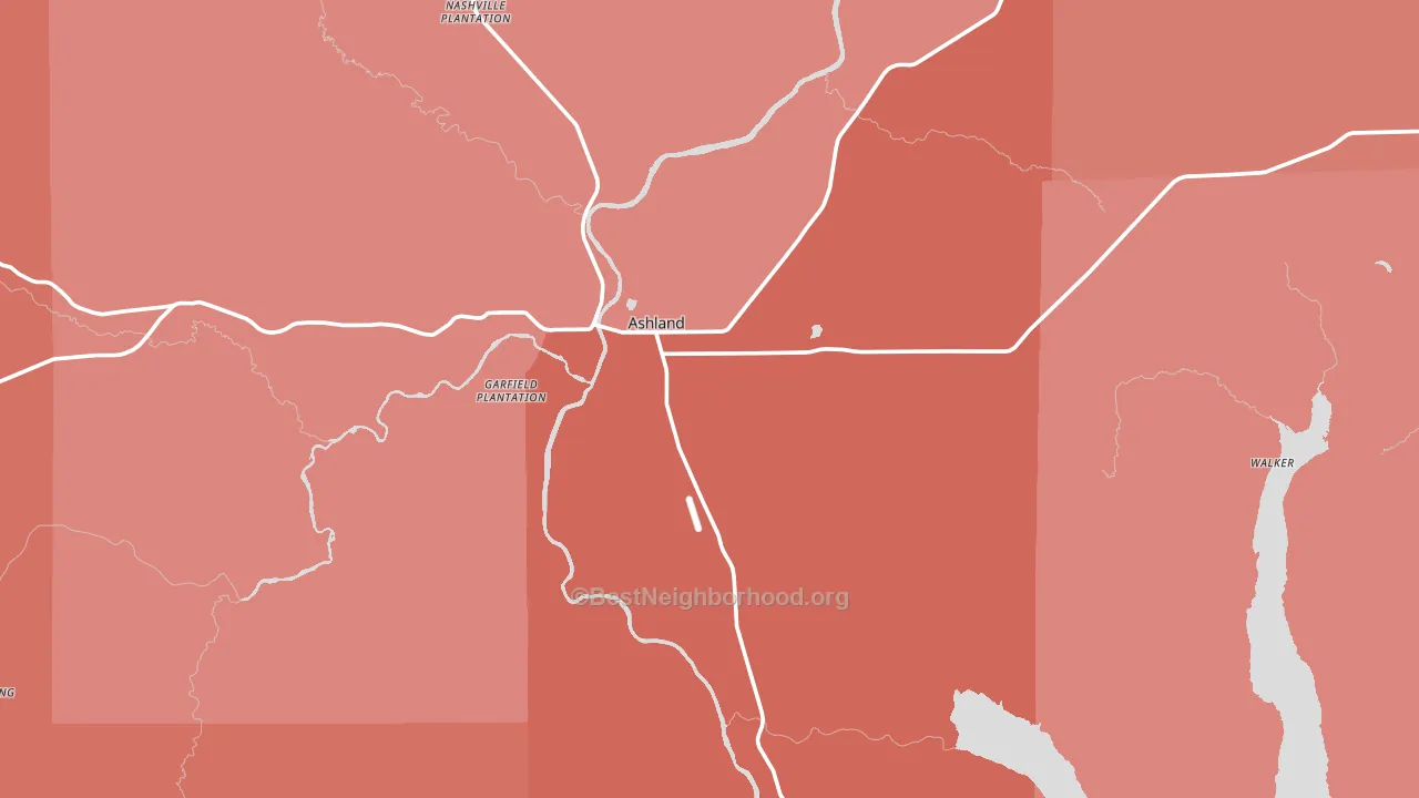 04732, ME block-group political-lean map