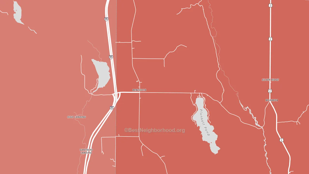04733, ME block-group political-lean map