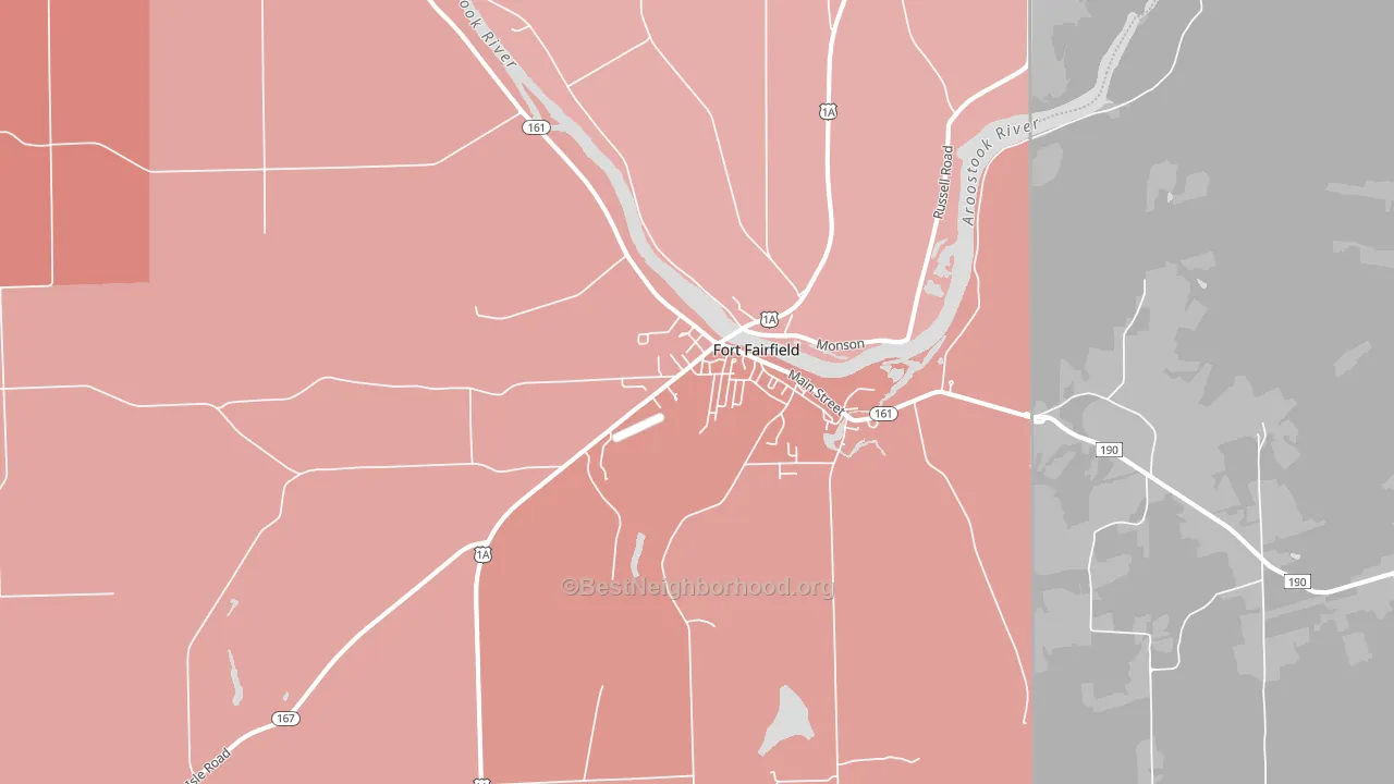 04742, ME block-group political-lean map