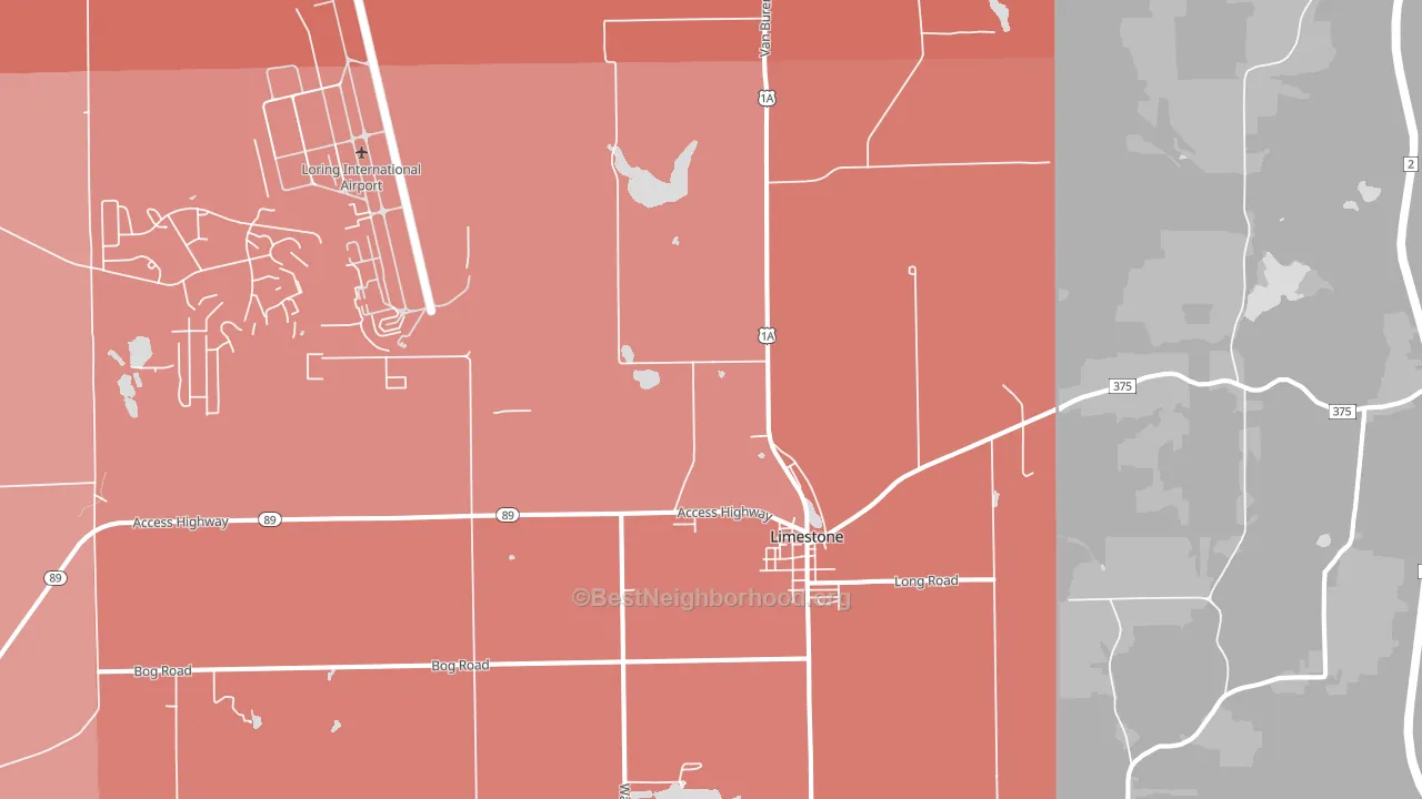 04750, ME block-group political-lean map