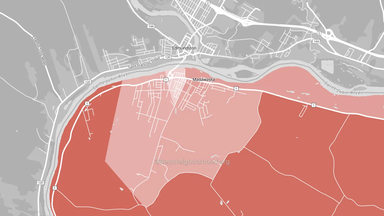 04756, ME block-group political-lean map