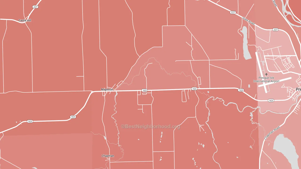 04757, ME block-group political-lean map
