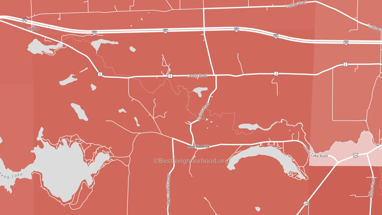 04761, ME block-group political-lean map