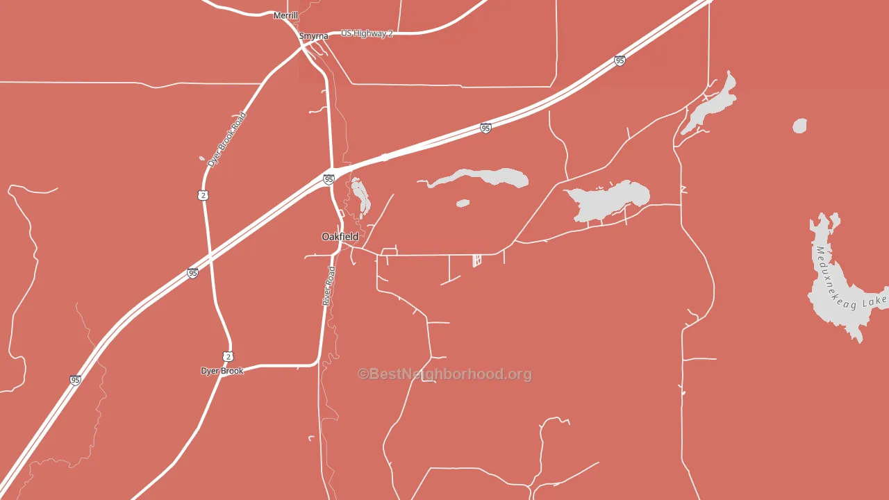 04763, ME block-group political-lean map