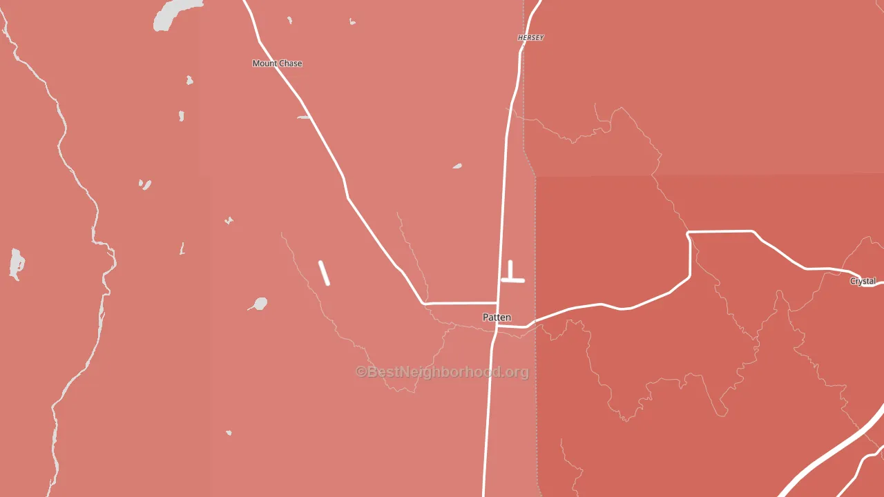 04765, ME block-group political-lean map